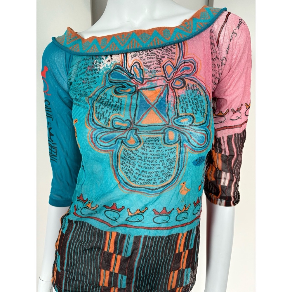Save the Queen Boat Neck Top